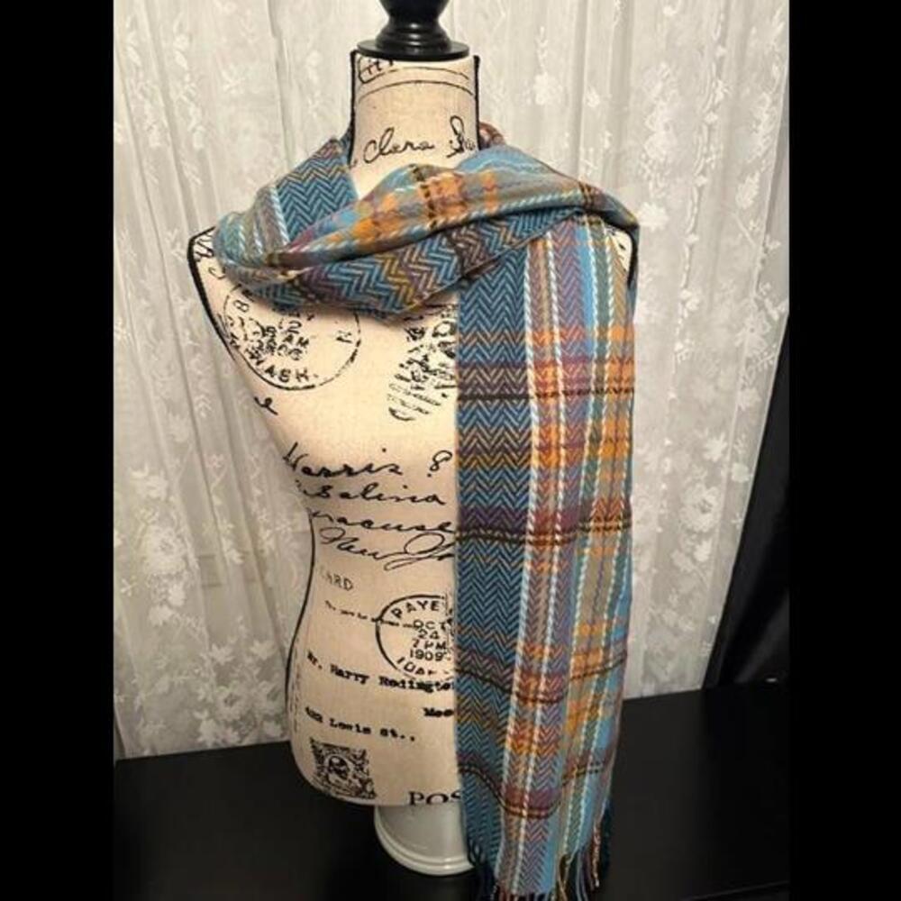 Plaid "Softer Than Cashmere" Scarf by David & Young